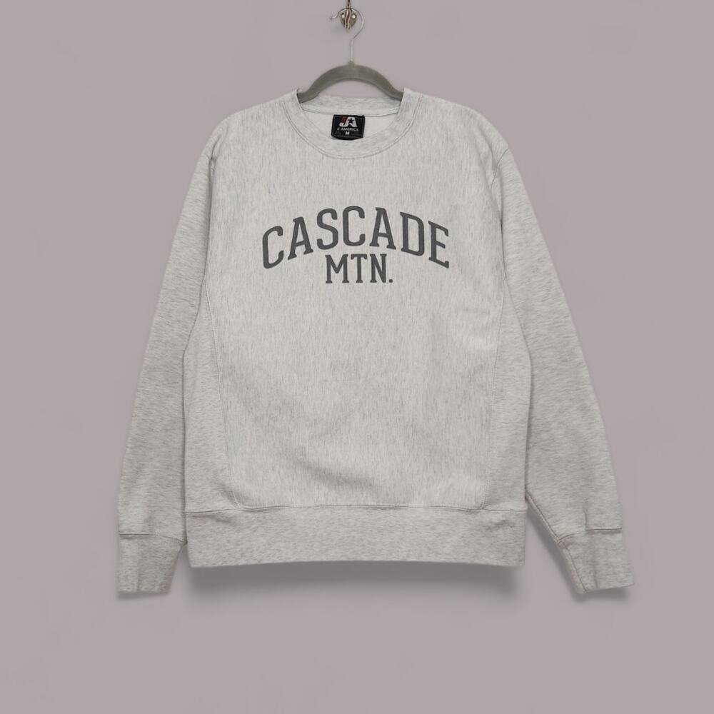 Vintage Cascade Mtn Mountain Wisconsin Snowboard Reverse Weave Medium Sweatshirt